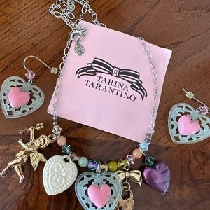 Tarina Tarantino, Early 2000’s style, Necklace + Earrings Set,